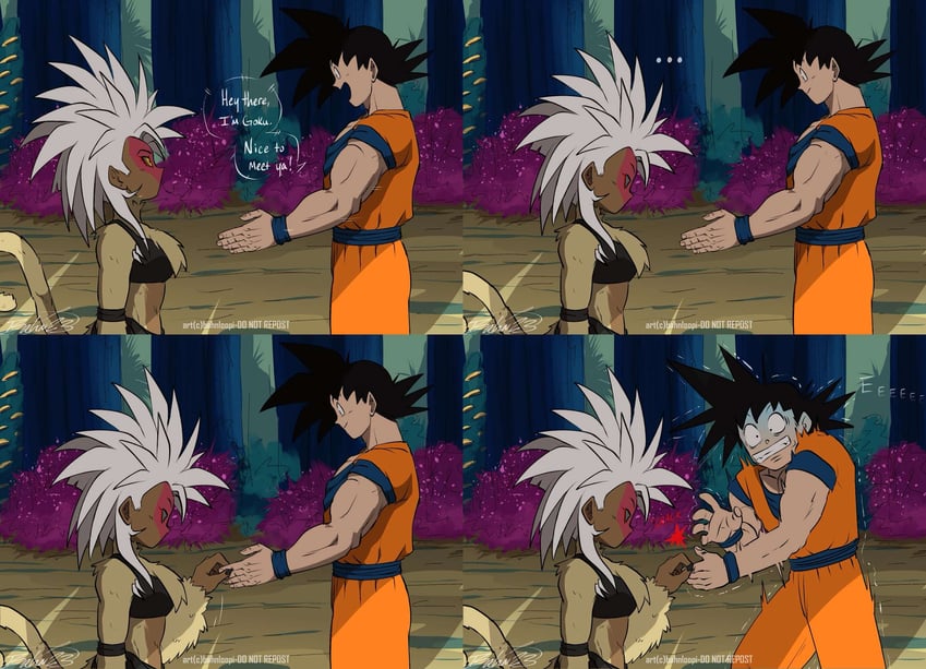 son goku (original and 2 more) drawn by bahnloopi