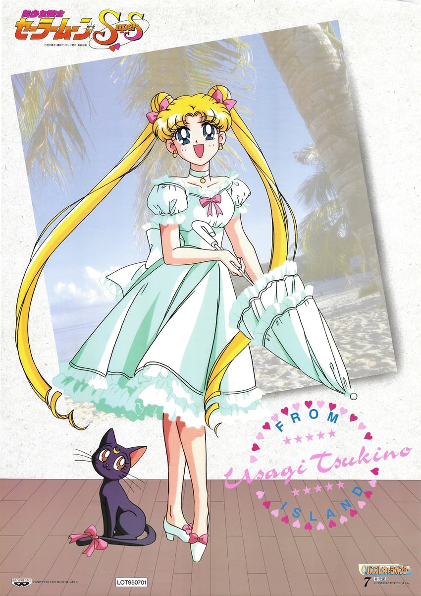 tsukino usagi and luna (bishoujo senshi sailor moon and 1 more) drawn by itou_ikuko