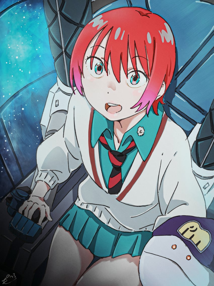 amate yuzuriha and haro (gundam and 1 more) drawn by monodevil