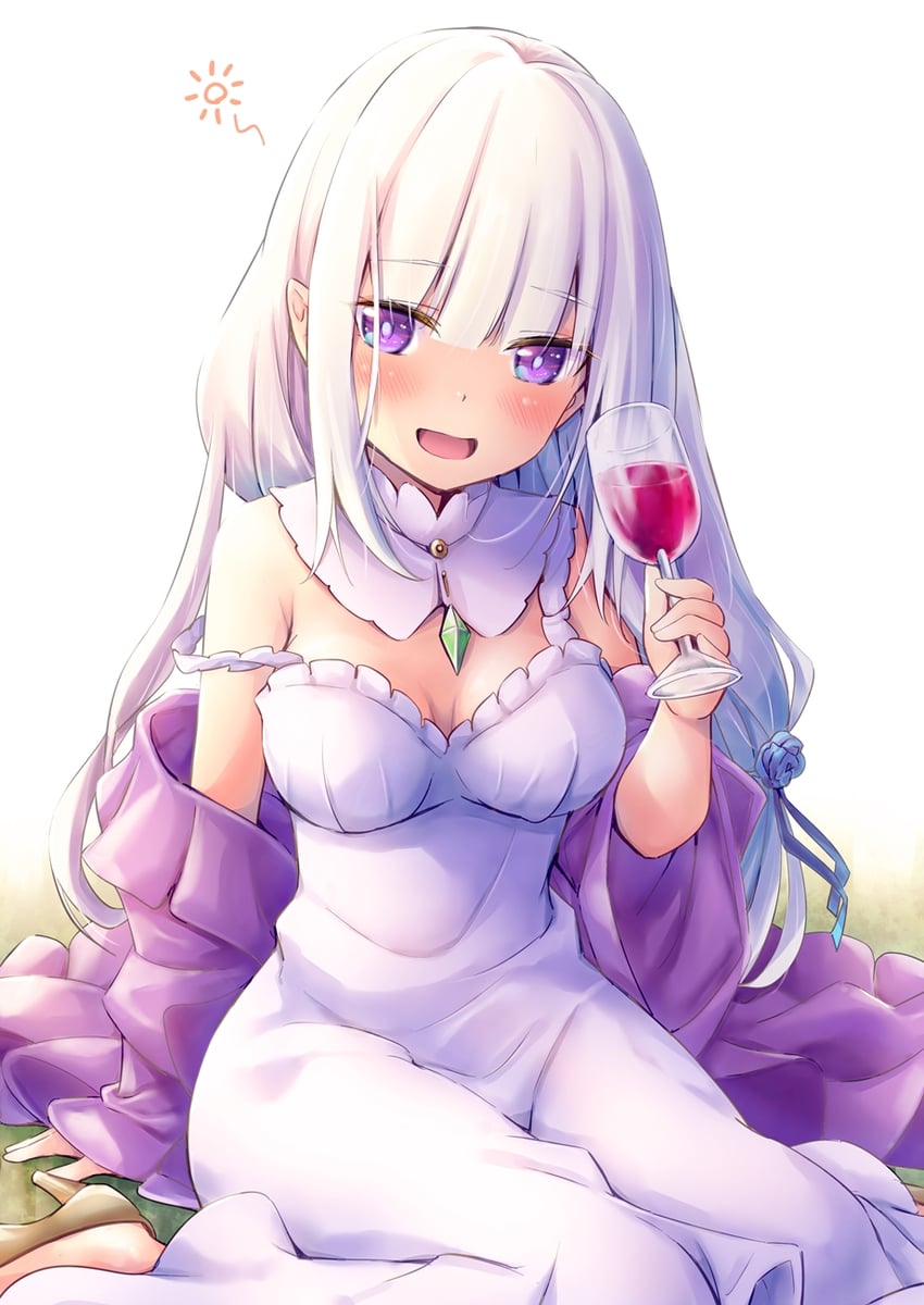 emilia (re:zero kara hajimeru isekai seikatsu) drawn by tarunyan