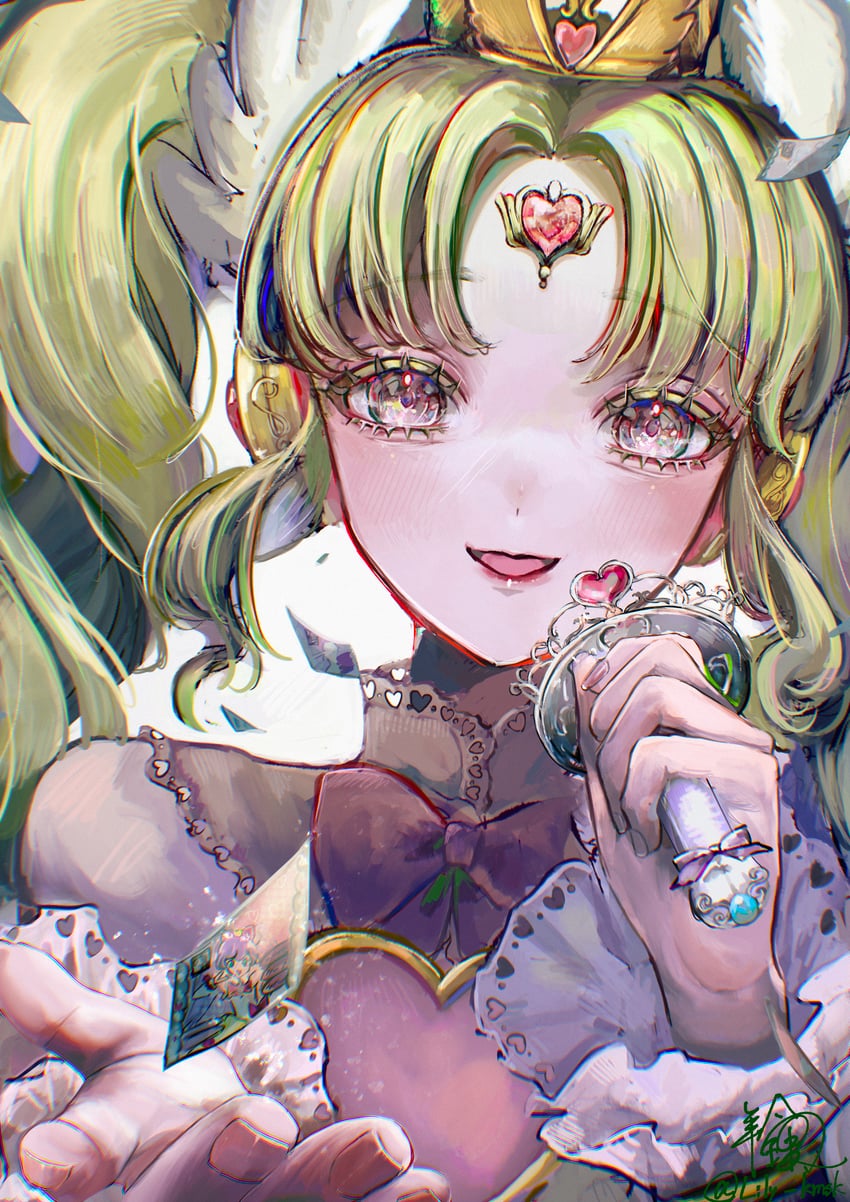 manaka laala and falulu (pretty series and 1 more) drawn by kamoshika_lily