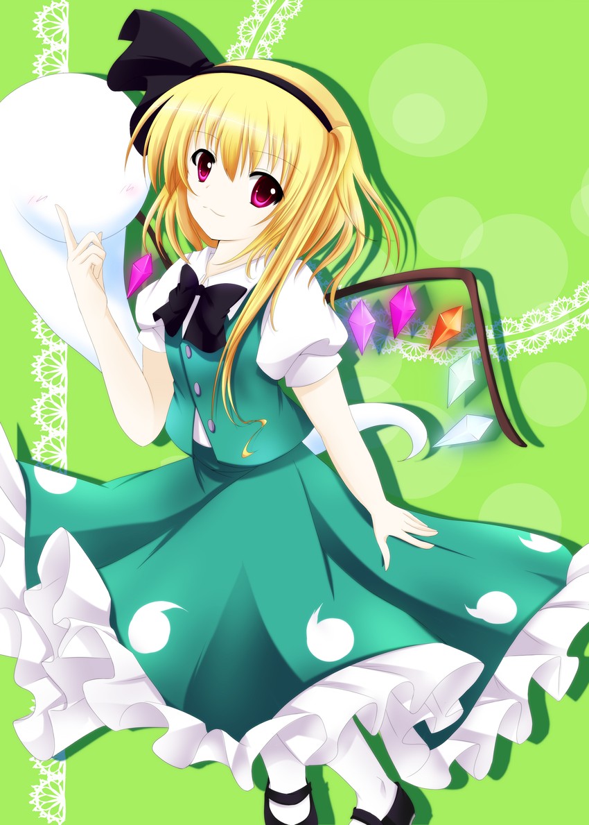 flandre scarlet and konpaku youmu (touhou) drawn by iris_yayoi