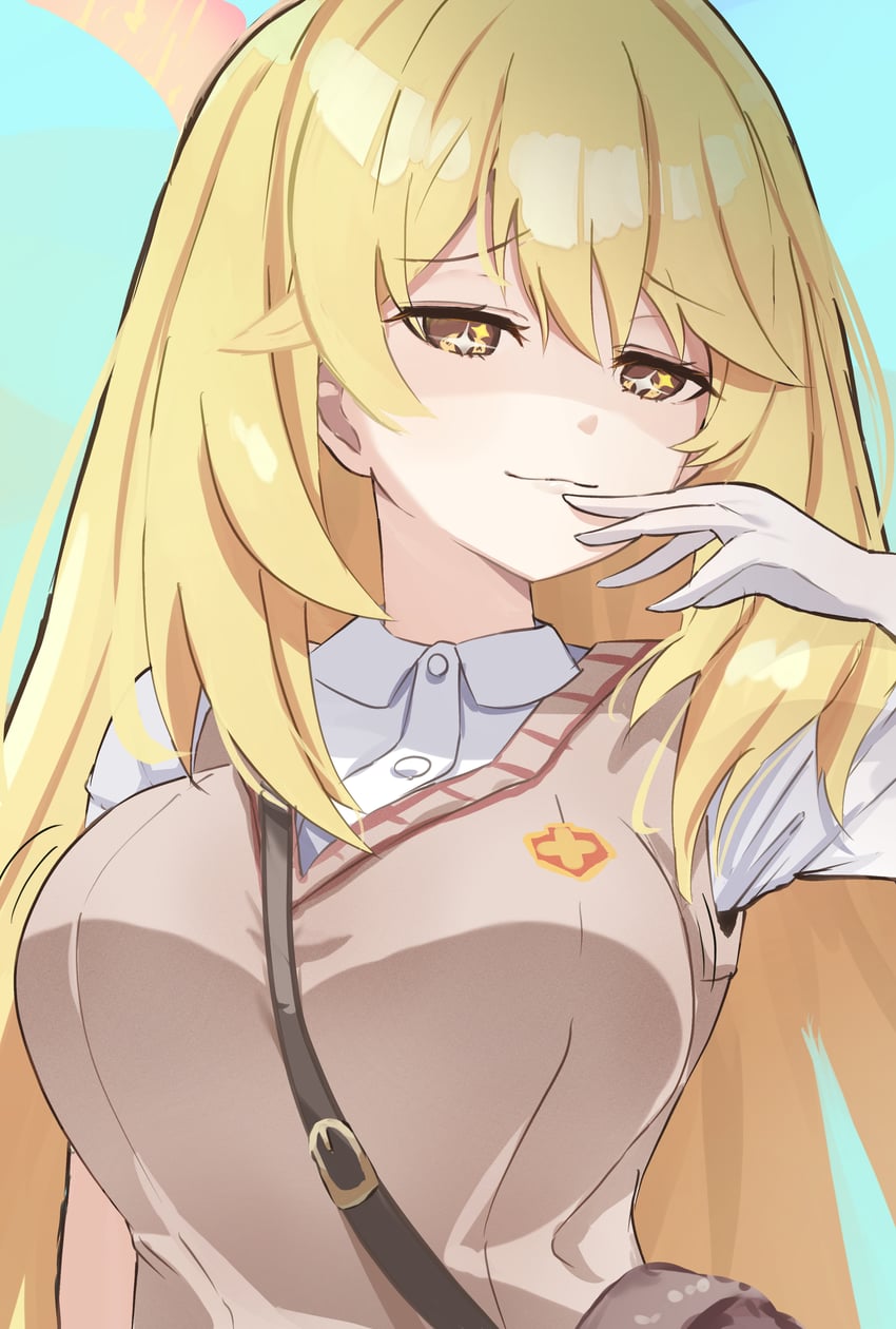 shokuhou misaki (blue archive and 2 more) drawn by wimawi