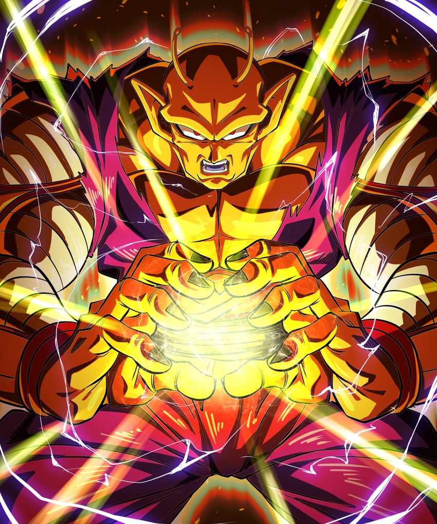 piccolo and orange piccolo (dragon ball and 2 more) drawn by sekitsuki_hayato