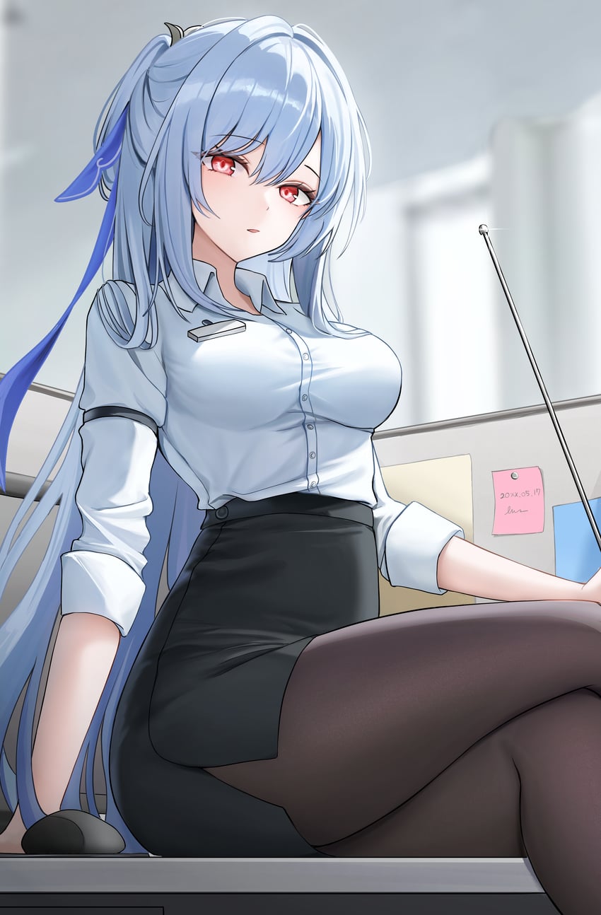 jingliu (honkai and 1 more) drawn by hini_ni