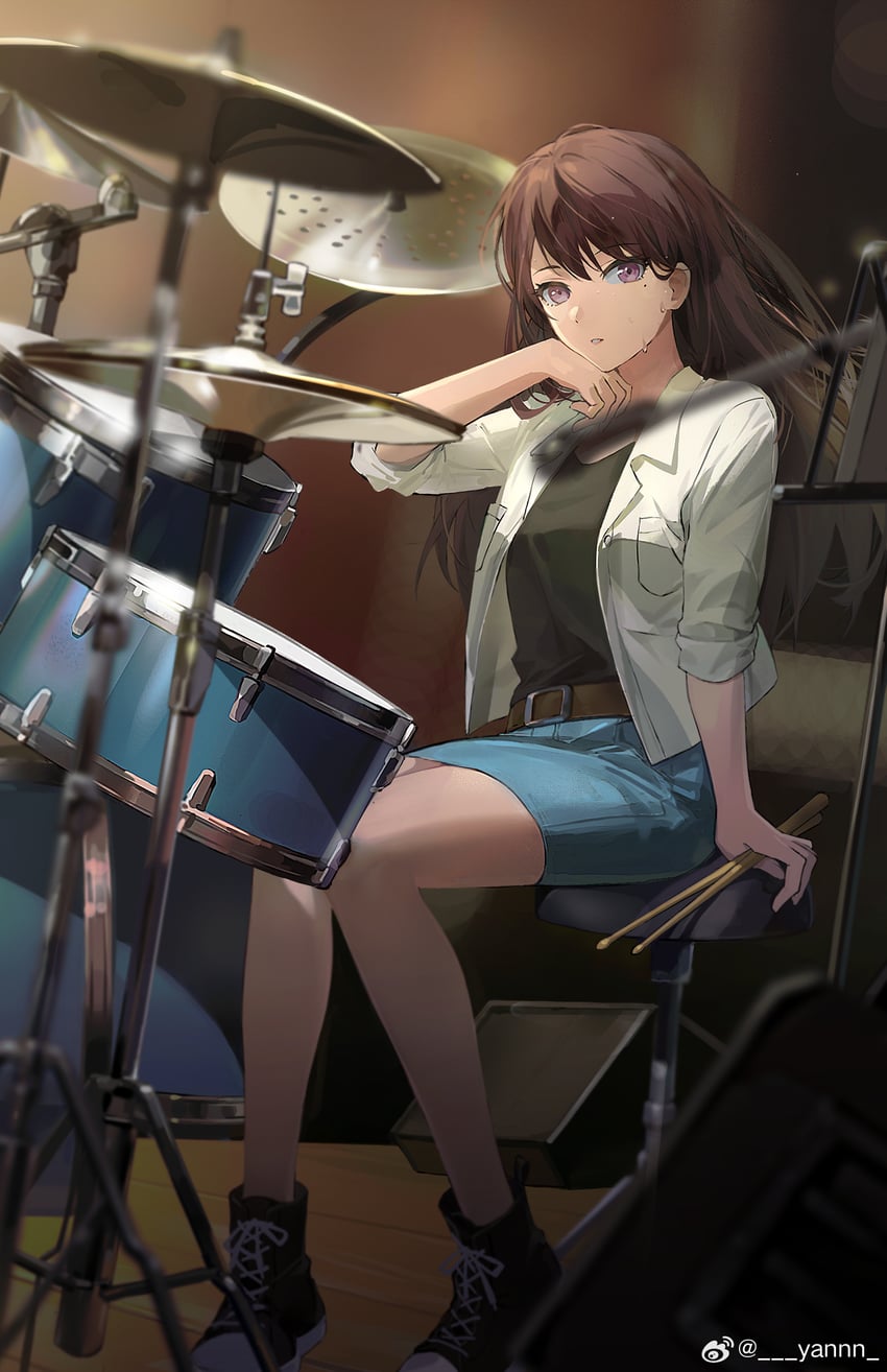 shiina taki (bang dream! and 1 more) drawn by yannn