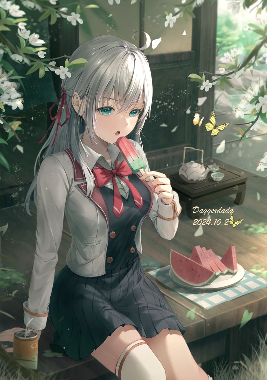 alisa mikhailovna kujou (tokidoki bosotto roshia-go de dereru tonari no alya-san) drawn by dagger_(wgue8322)