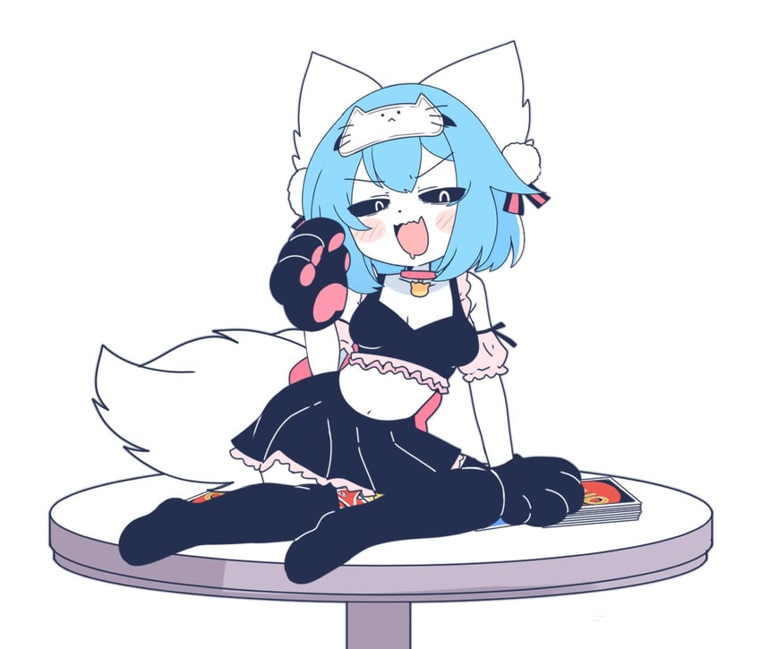 wolfychu (indie virtual youtuber and 1 more) drawn by wolfychu_(artist)