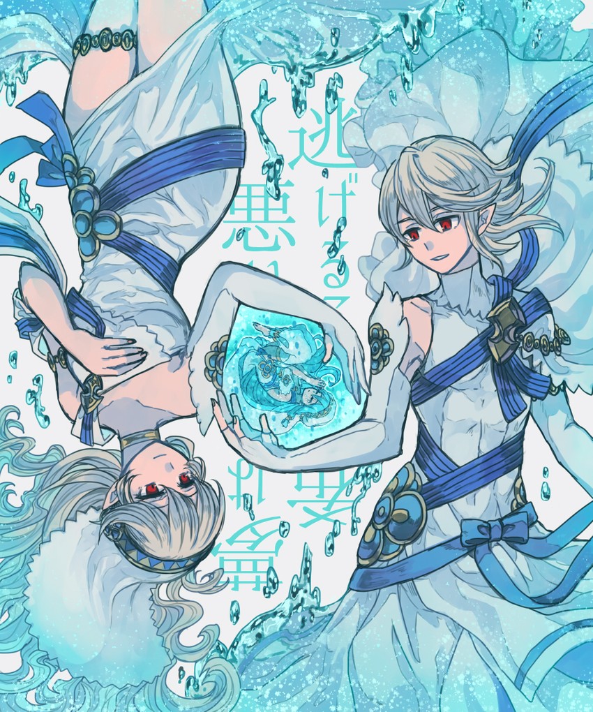 azura, female corrin, and male corrin (fire emblem and 2 more) drawn by mena_(suzunoki)