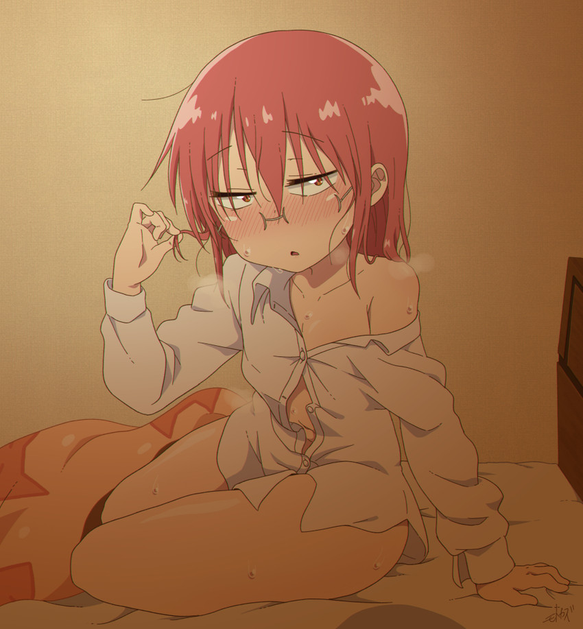 kobayashi (kobayashi-san chi no maidragon) drawn by motokazu_(dontokodon)