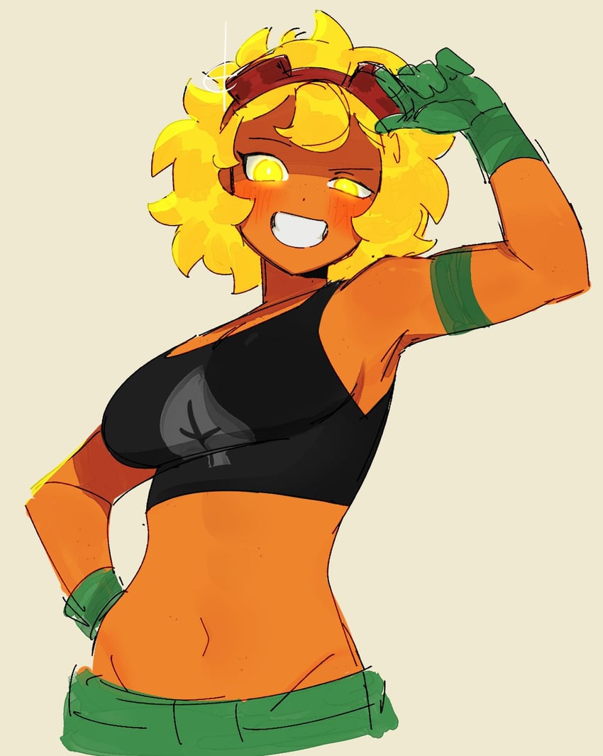 solar flare (plants vs. zombies and 1 more) drawn by firemauer