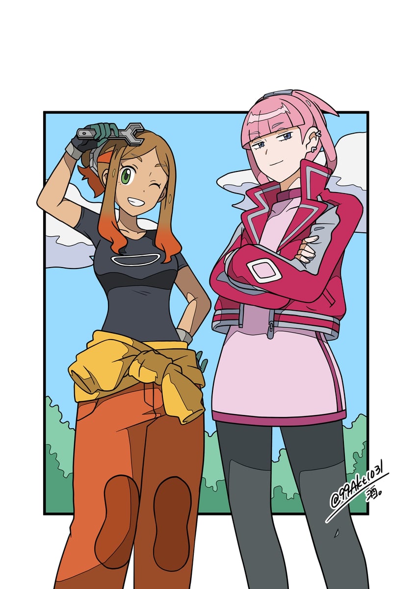 orla and mollie (pokemon and 1 more) drawn by 99akt1031