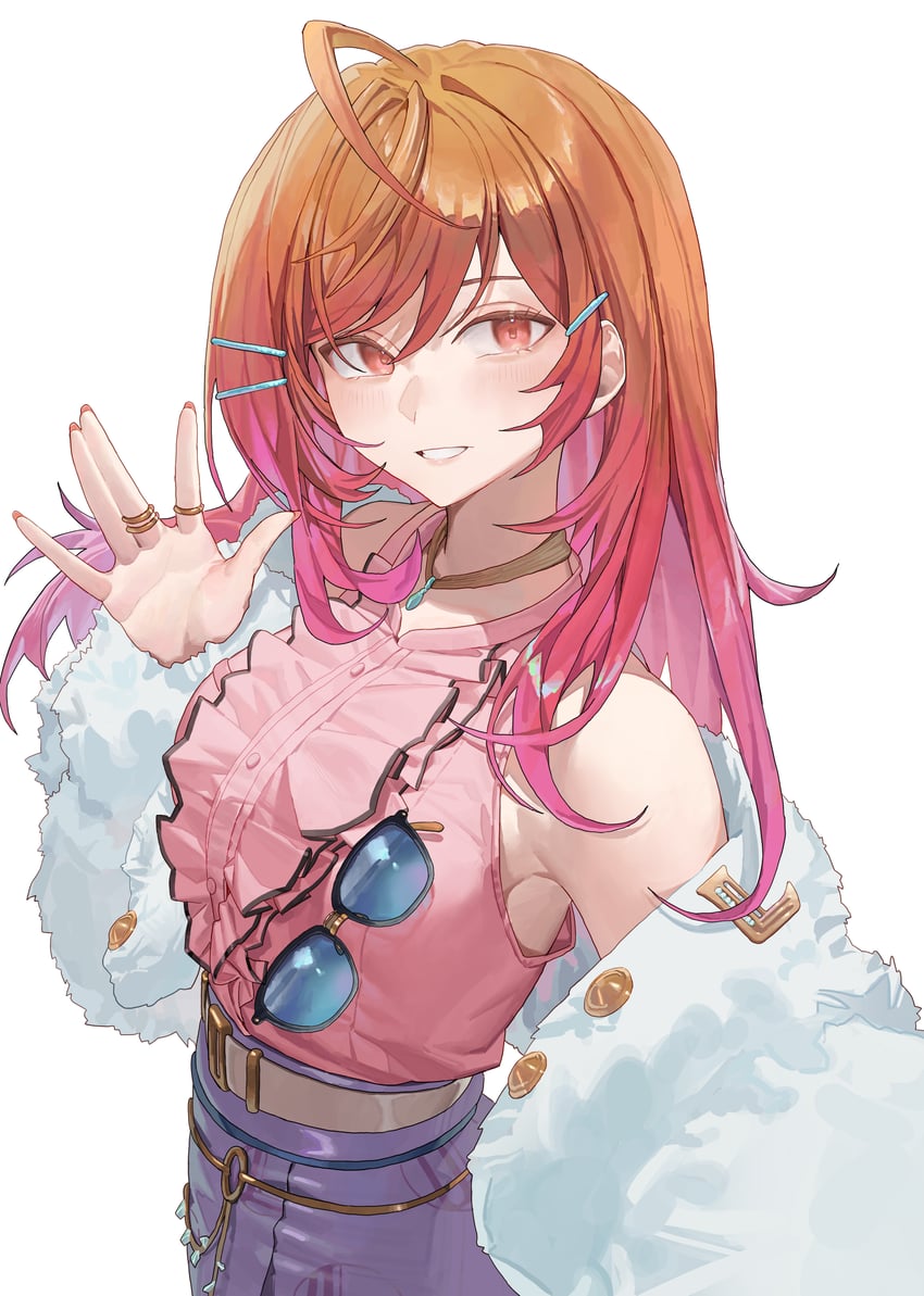 ichijou ririka (hololive and 1 more) drawn by starshell