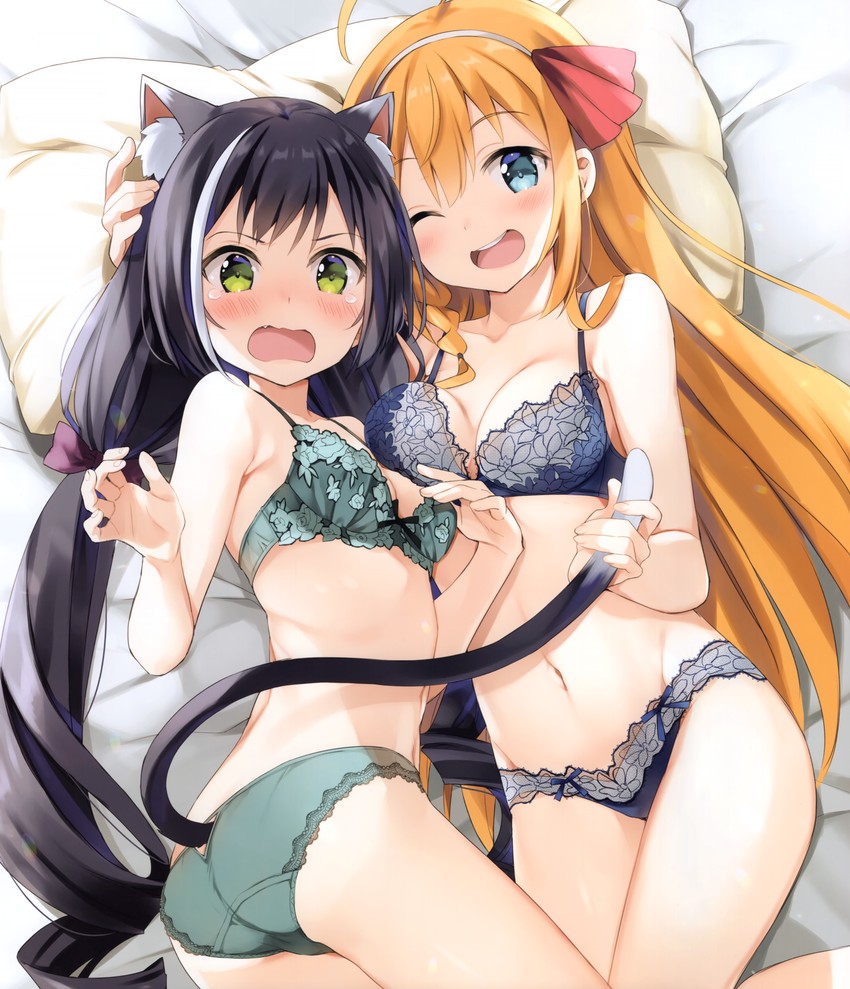 karyl and pecorine (princess connect!) drawn by natsume_eri