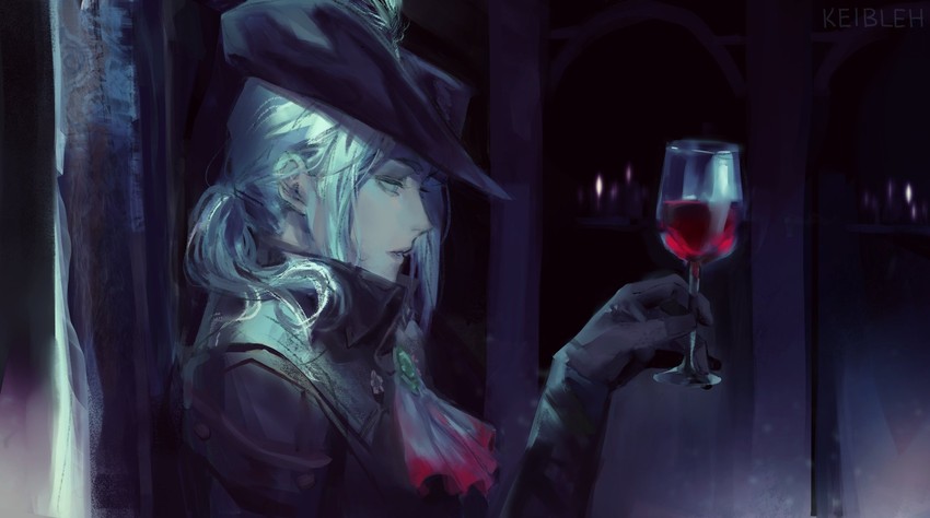 lady maria of the astral clocktower (bloodborne) drawn by keibleh