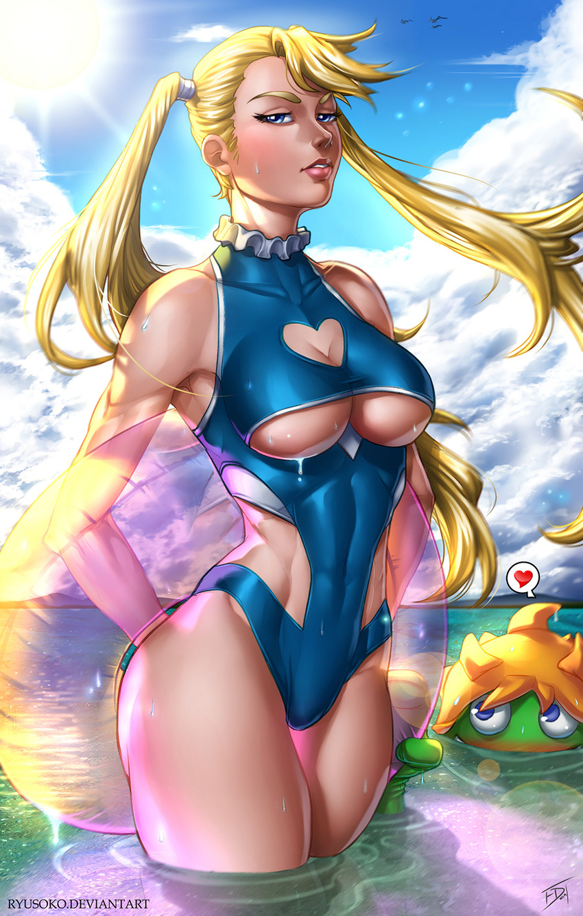 rainbow mika, blanka, and blanka-chan (street fighter and 1 more) drawn by edwin_disla