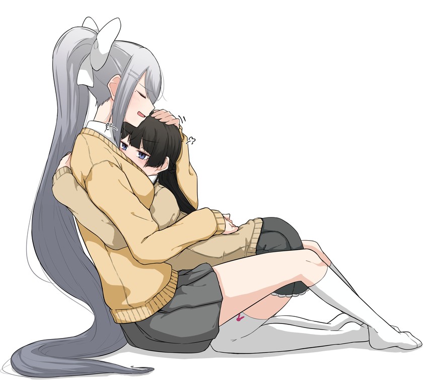 tsukino mito and higuchi kaede (nijisanji) drawn by ryon_1925