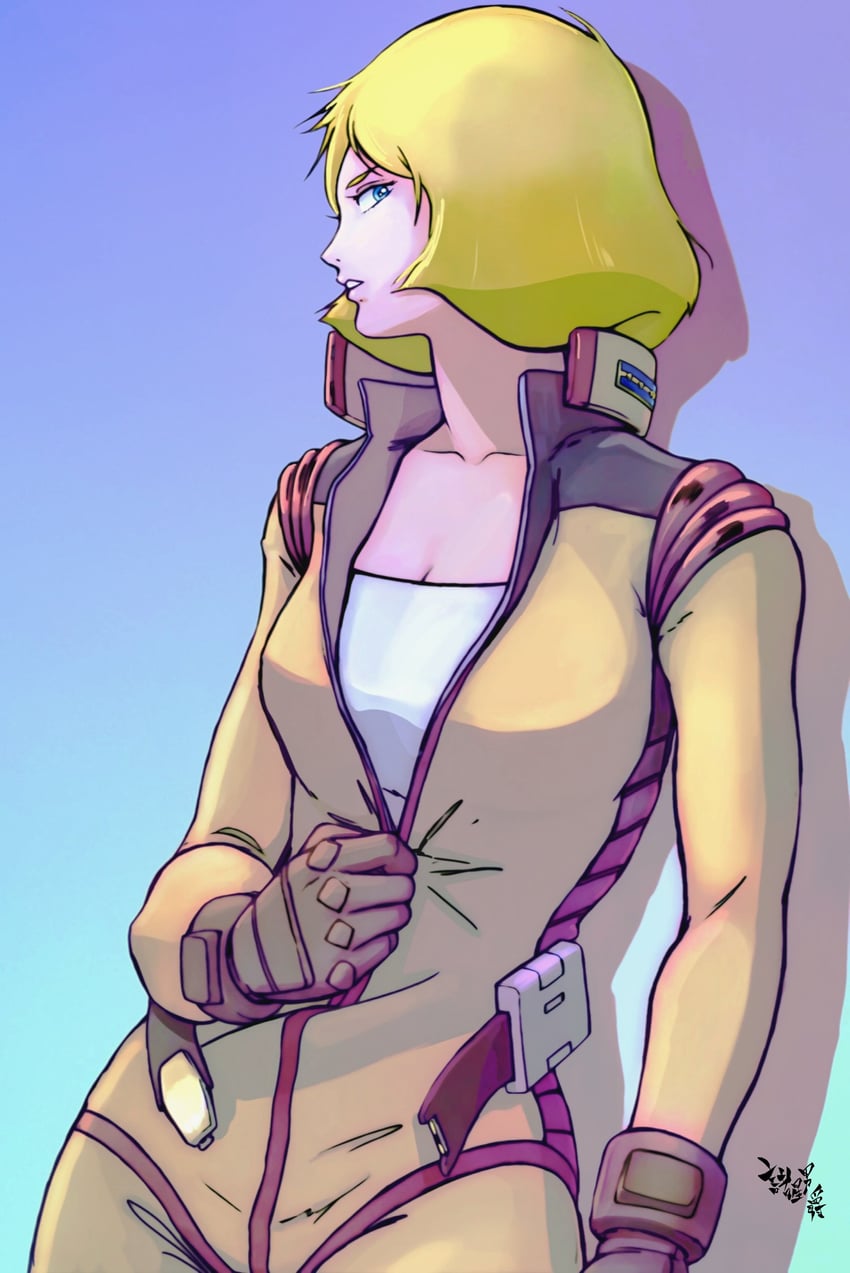sayla mass (gundam and 1 more) drawn by moroboshi_danshaku