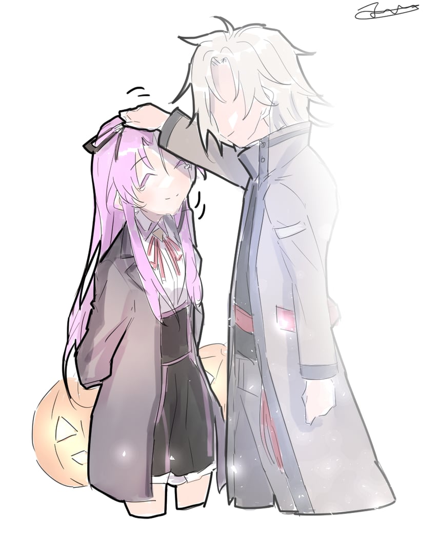 renne and leonhardt (eiyuu densetsu and 3 more) drawn by yachi337