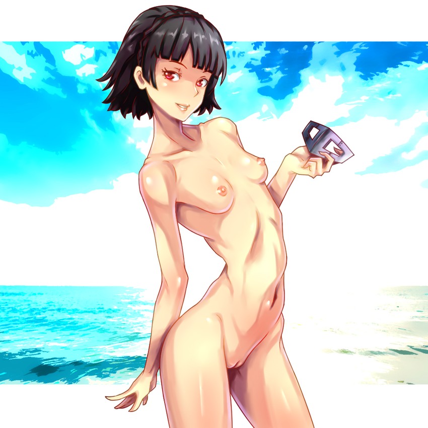 niijima makoto (persona and 1 more) drawn by nike_(0306)