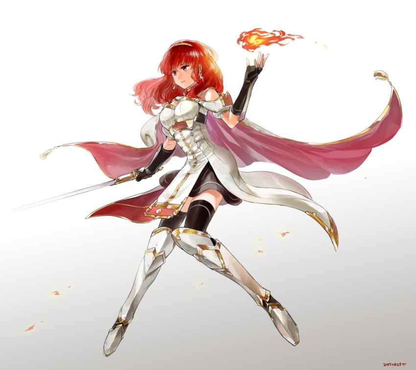 celica (fire emblem and 2 more) drawn by futabaaf
