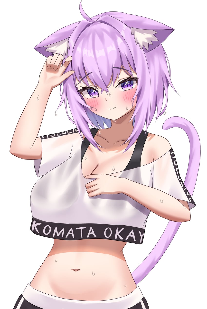 nekomata okayu (hololive) drawn by kumoru_(kumoru_145)