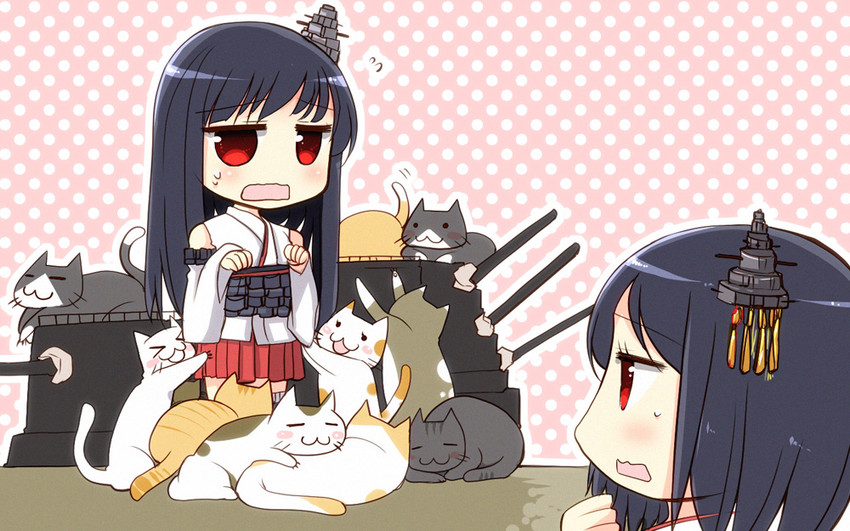 yamashiro and fusou (kantai collection) drawn by teramoto_kaoru