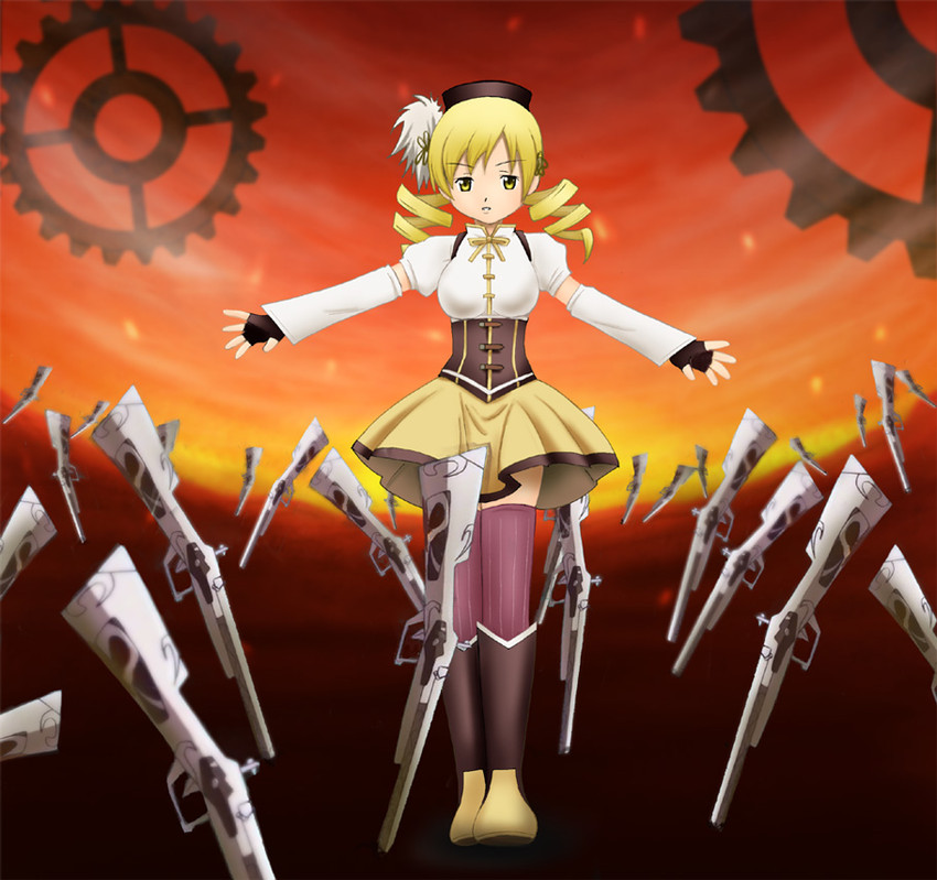 tomoe mami (fate and 2 more) drawn by fuuma_nagi