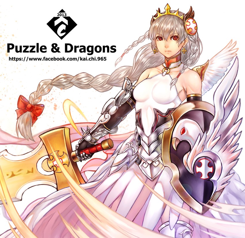 valkyrie and light valkyrie (puzzle & dragons) drawn by k.c