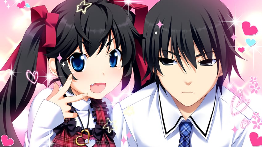 kazami yuuji and matsushima michiru (grisaia and 1 more) drawn by watanabe_akio