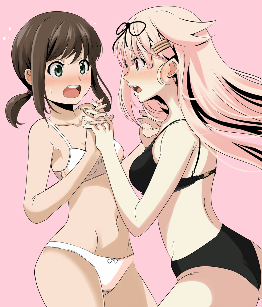 yuudachi, fubuki, and yuudachi kai ni (kantai collection) drawn by okuba
