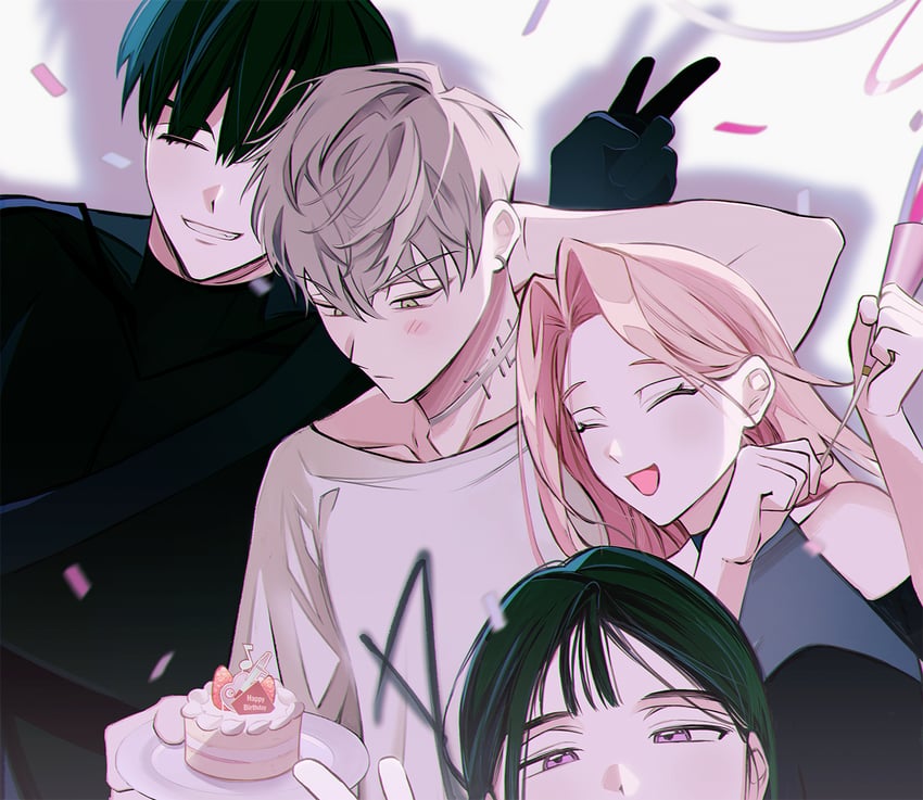 sua, mizi, ivan, and till (alien stage) drawn by s301t9