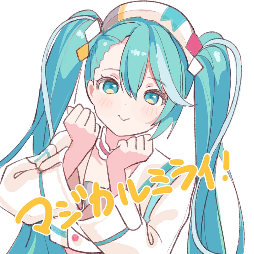 hatsune miku and magical mirai miku (vocaloid and 1 more) drawn by ricia39