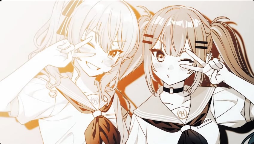 hoshimachi suisei and tokoyami towa (hololive and 1 more) drawn by ayeon