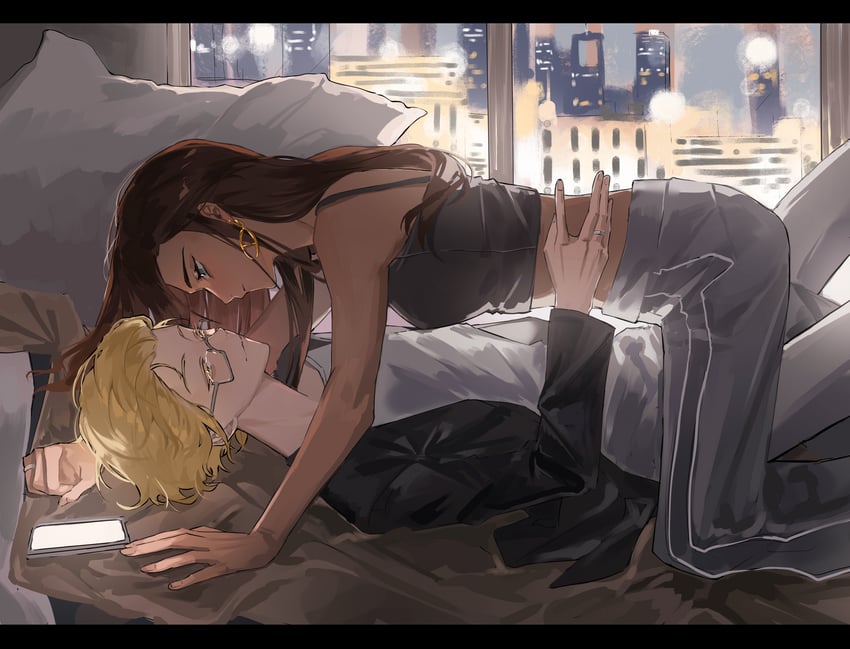 luka and hyuna (alien stage) drawn by danzhi_lingjia
