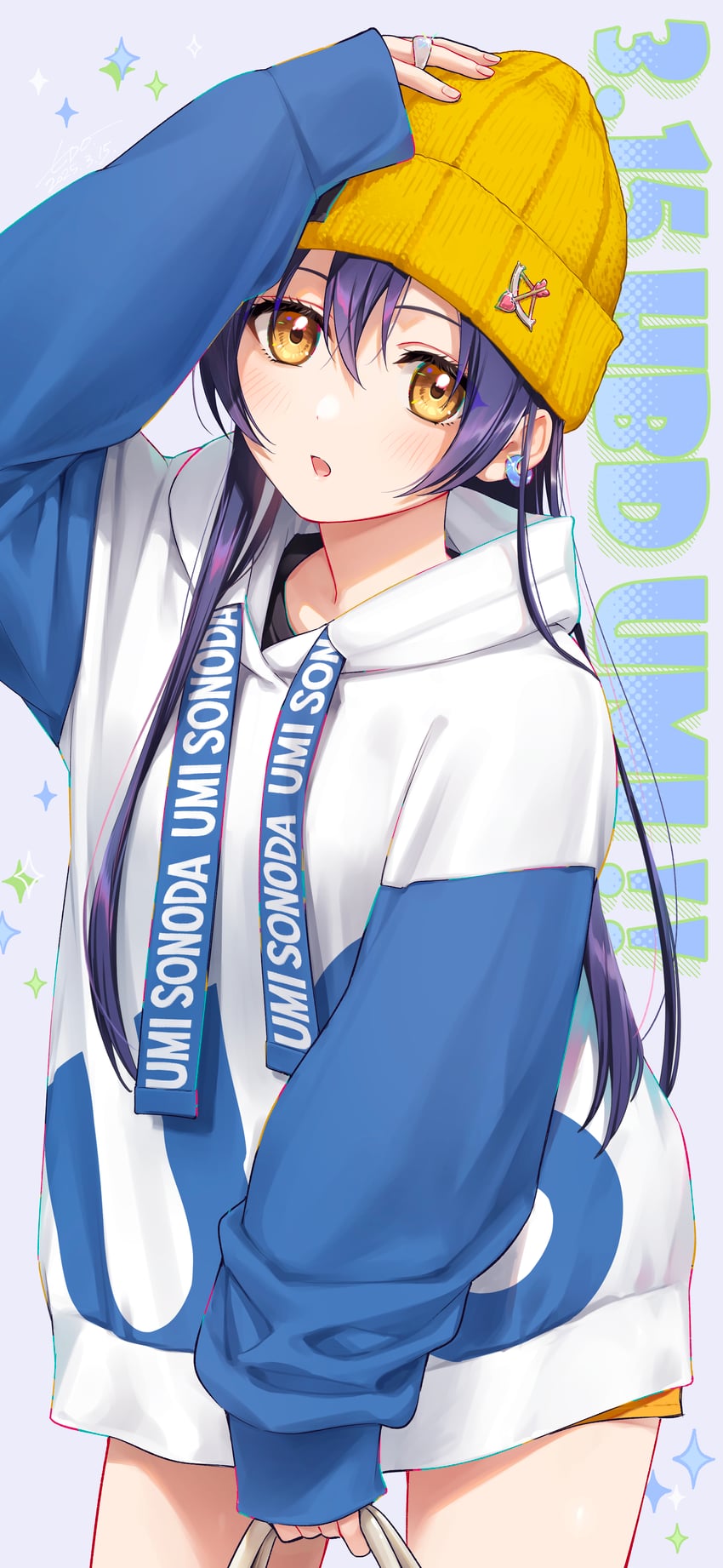 sonoda umi (love live! and 1 more) drawn by wedo