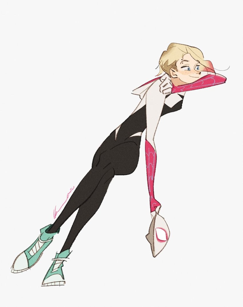 spider-gwen and gwen stacy (marvel and 3 more) drawn by spiderbbac