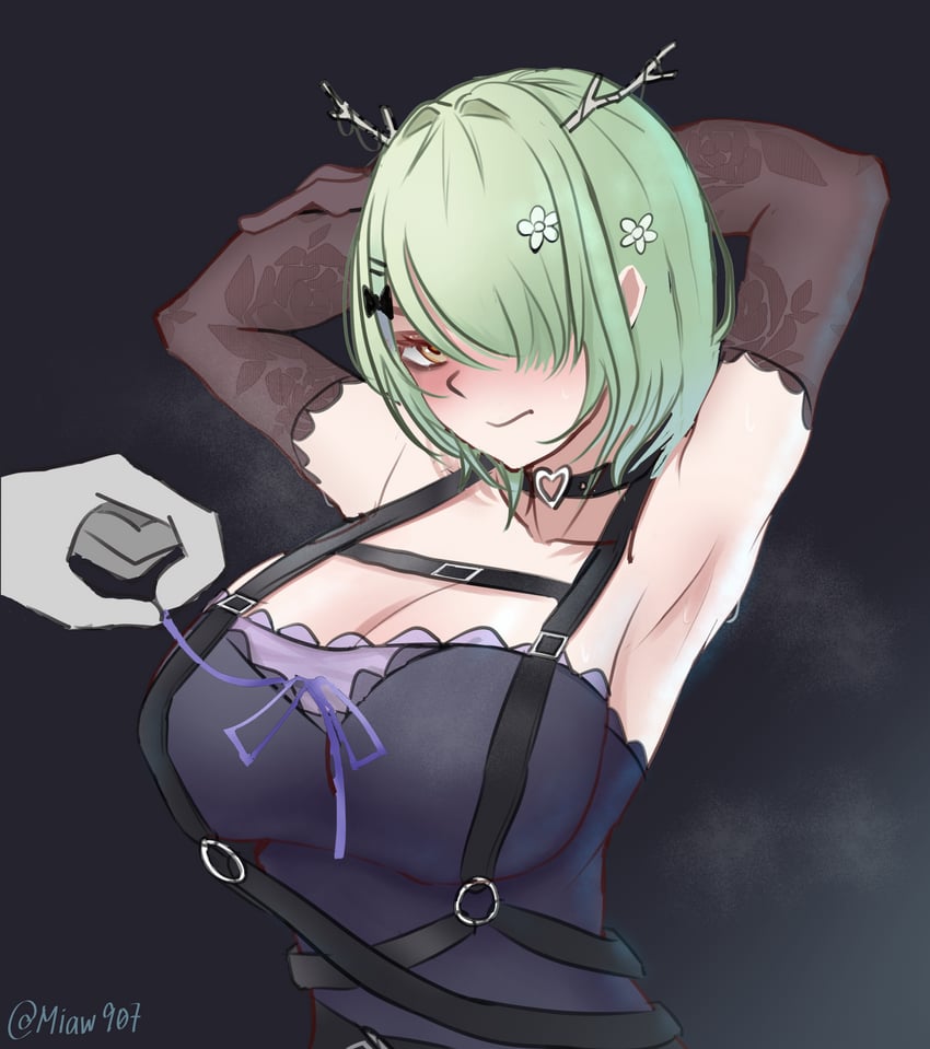 ceres fauna (hololive and 1 more) drawn by miaw907