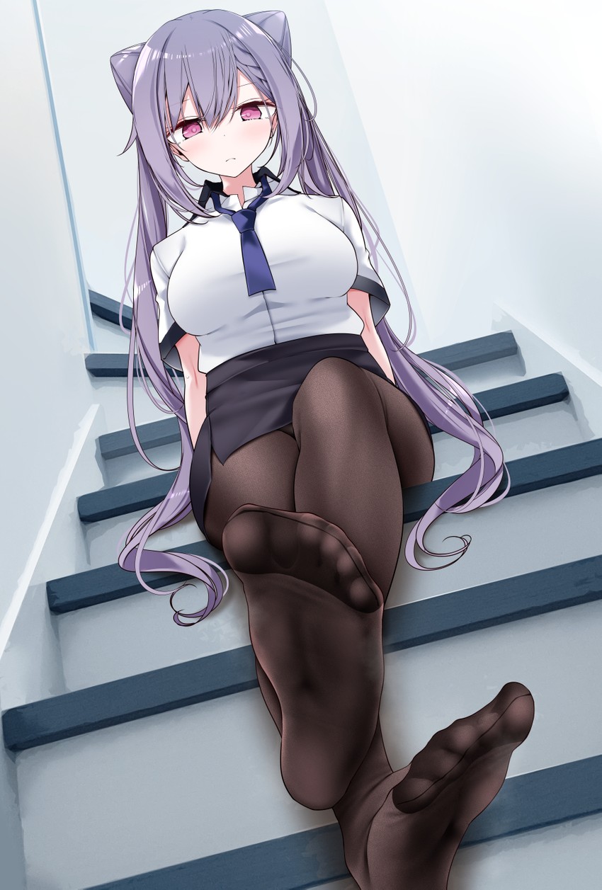 keqing (genshin impact) drawn by oouso