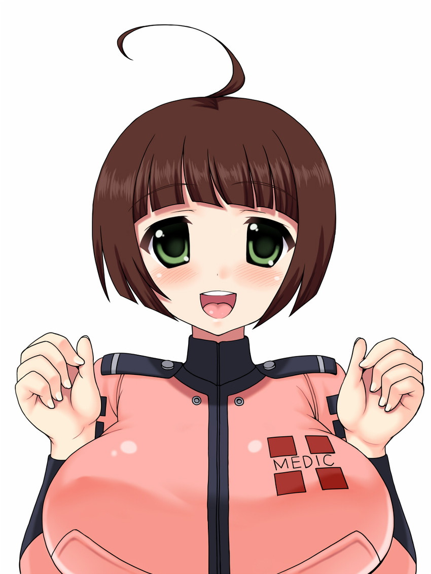 harada makoto (uchuu senkan yamato and 1 more) drawn by naru_(kuma)