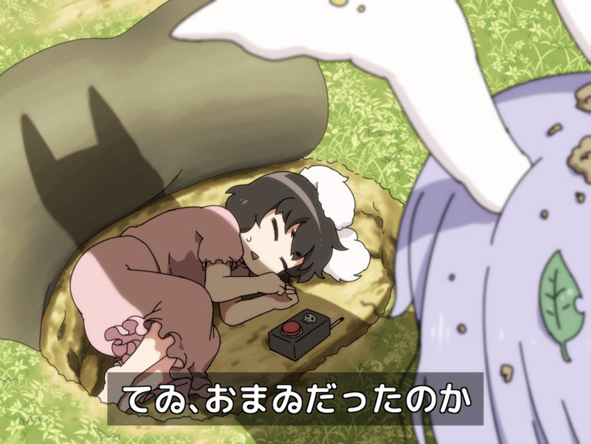 reisen udongein inaba and inaba tewi (touhou and 1 more) drawn by shirosato
