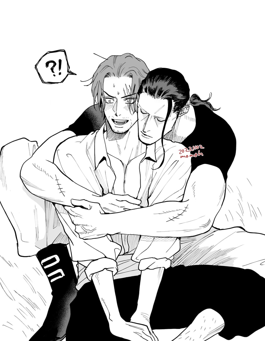 shanks and benn beckman (one piece) drawn by momoh_jiyucho