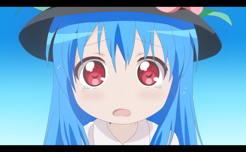 hinanawi tenshi (touhou and 1 more) drawn by nuko_(vnanuko)