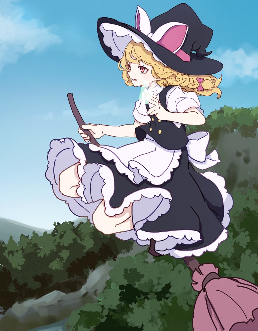 kirisame marisa (touhou and 1 more) drawn by kame_(kamepan44231)