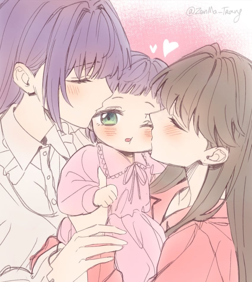 fujishima megumi and otomune kozue (love live! and 1 more) drawn by zenma_trang