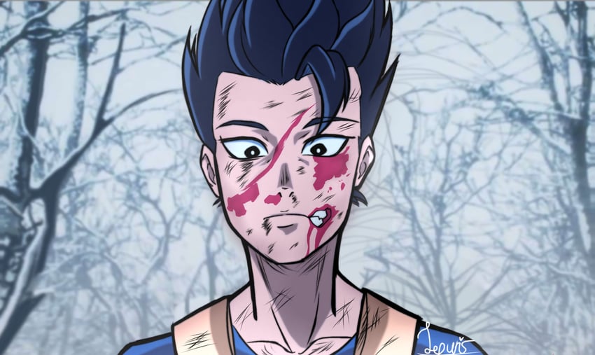 cabba (dragon ball and 2 more) drawn by lepuris
