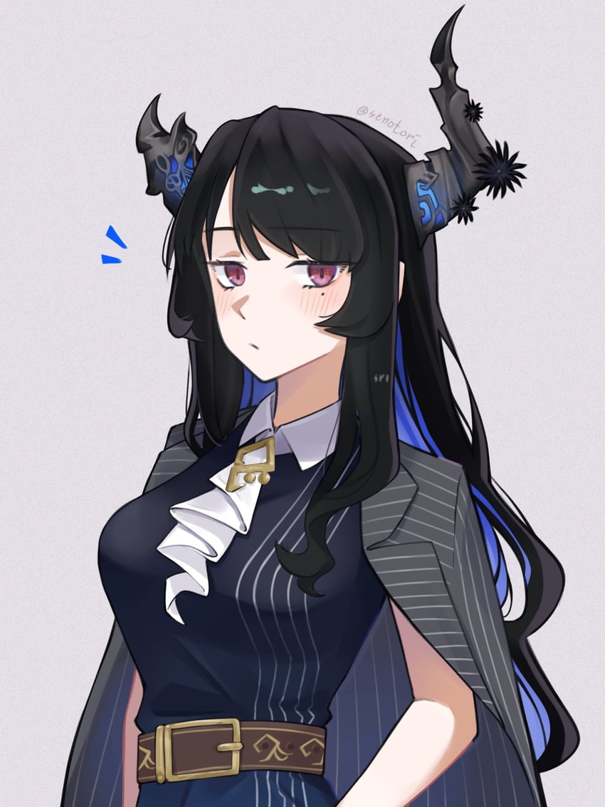 nerissa ravencroft (hololive and 1 more) drawn by senotori