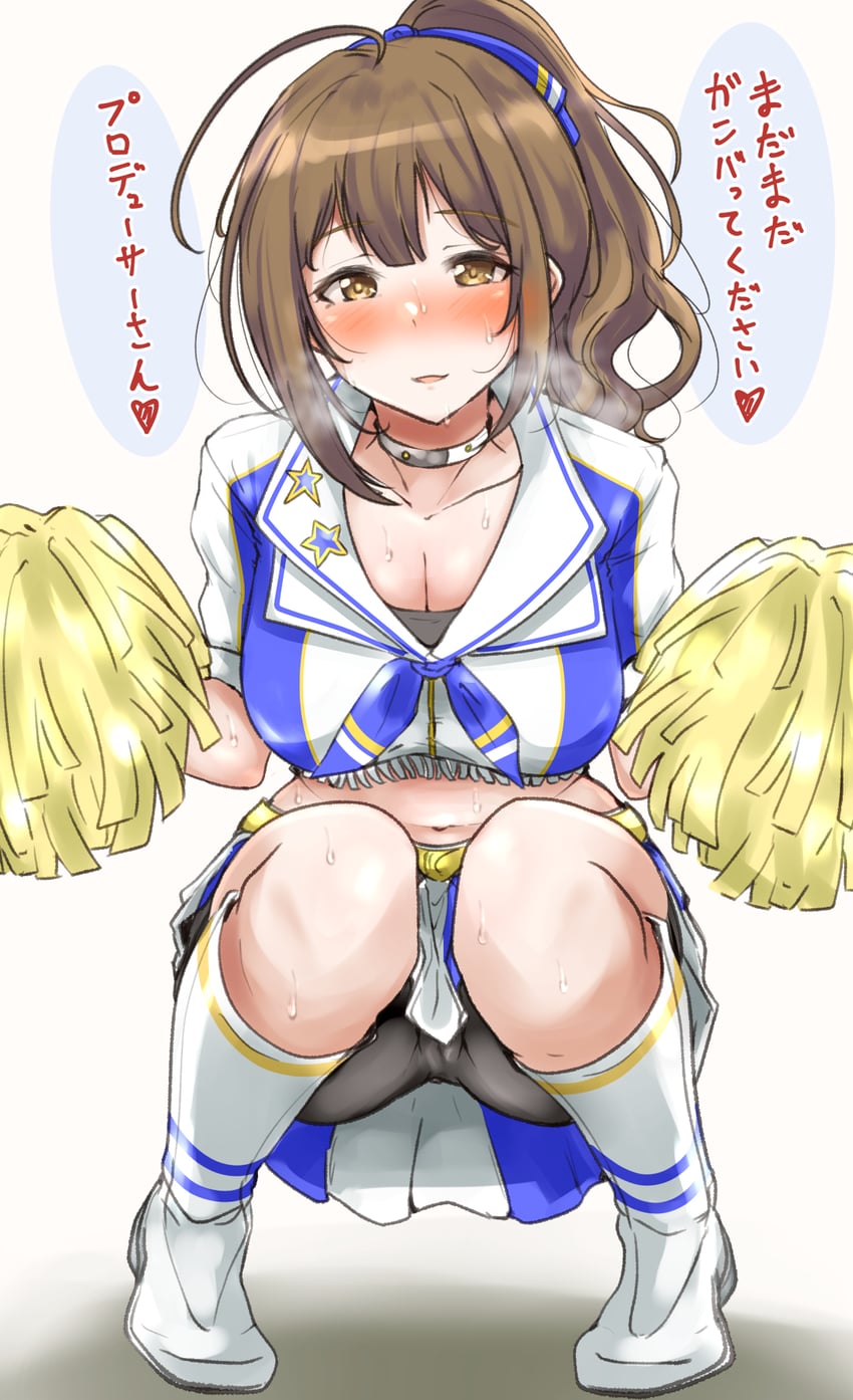 kuwayama chiyuki (idolmaster and 1 more) drawn by machismo_fuji