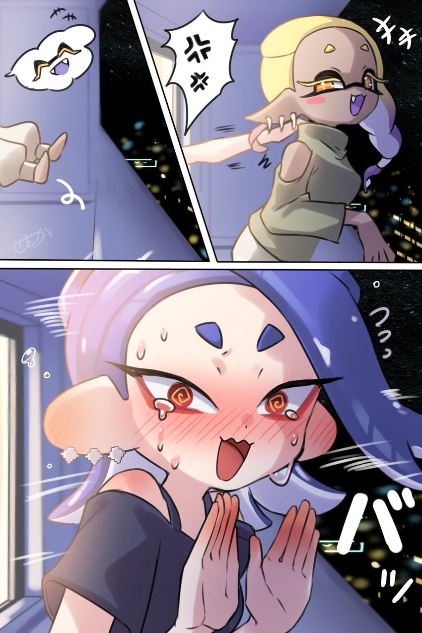 shiver and frye (splatoon and 1 more) drawn by amakusa_setoka
