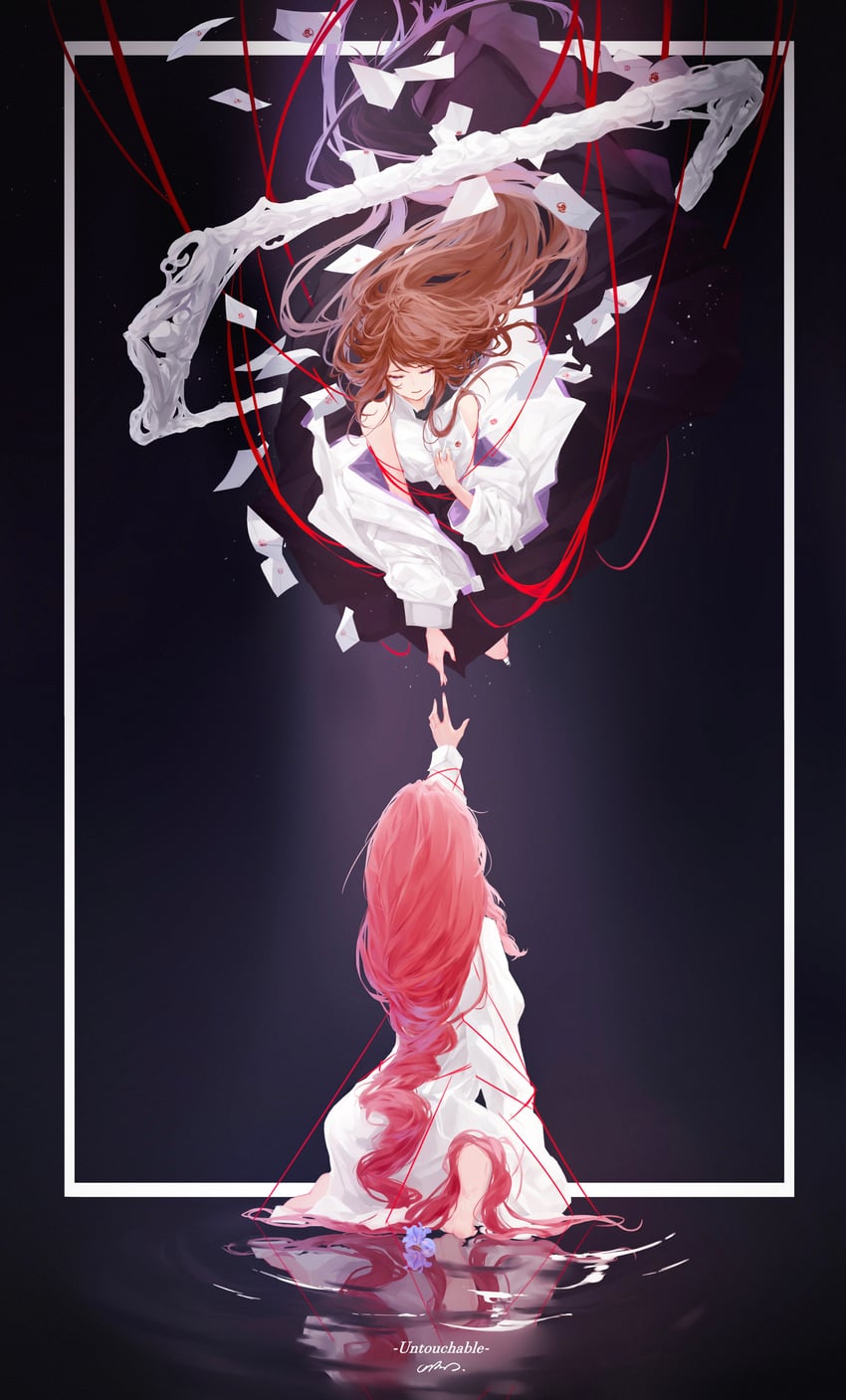 ayla and selena (punishing: gray raven) drawn by anko_(renzao19823)